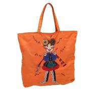 Pre-owned Nylon totes Prada Vintage , Orange , Dames