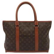 Pre-owned Canvas louis-vuitton-bags Louis Vuitton Vintage , Brown , Da...