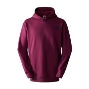 Bordeaux Coordinates Hoodie Katoen Mannen The North Face , Red , Heren