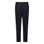 Blauwe Broek met Elastische Taille Emporio Armani , Blue , Heren