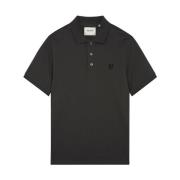 Tonal Eagle Polo Shirt Grijs Katoen Lyle & Scott , Gray , Heren