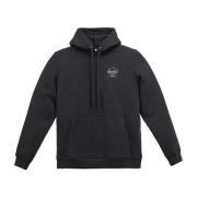 Basis Hoodie Mannen Zwart Katoen Herschel , Black , Heren