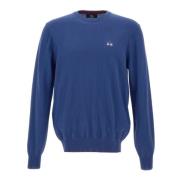 Blauwe Heren Logo Trui La Martina , Blue , Heren