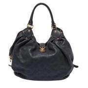 Pre-owned Leather louis-vuitton-bags Louis Vuitton Vintage , Black , D...