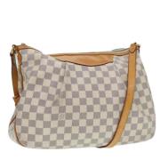 Pre-owned Canvas shoulder-bags Louis Vuitton Vintage , White , Dames