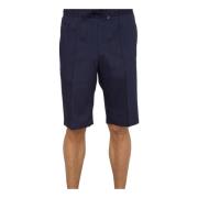 Stijlvolle Bermuda Shorts voor Mannen Corneliani , Blue , Heren