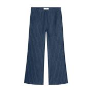 Vintage Gestreepte Broek Summum Woman , Blue , Dames