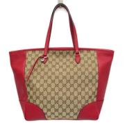 Pre-owned Canvas gucci-bags Gucci Vintage , Beige , Dames