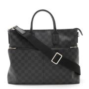 Pre-owned Canvas louis-vuitton-bags Louis Vuitton Vintage , Gray , Dam...