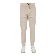 Beige Jogger Broek Stijlvol Comfortabel Eleventy , Beige , Heren