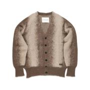 Bruine V-hals Cardigan Sweater Philippe Model , Brown , Heren