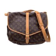 Pre-owned Leather louis-vuitton-bags Louis Vuitton Vintage , Brown , D...