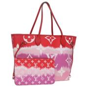 Pre-owned Canvas totes Louis Vuitton Vintage , Red , Dames