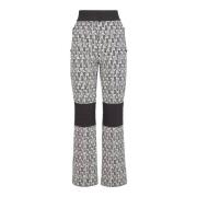 Ski broek met 75% polyamide 25% elastaan Fendi , Black , Dames