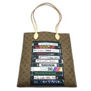 Pre-owned Canvas louis-vuitton-bags Louis Vuitton Vintage , Brown , Da...