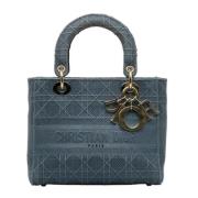 Pre-owned Canvas dior-bags Dior Vintage , Blue , Dames