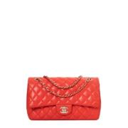 Pre-owned Leather chanel-bags Chanel Vintage , Red , Dames