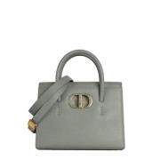 Pre-owned Leather dior-bags Dior Vintage , Gray , Dames