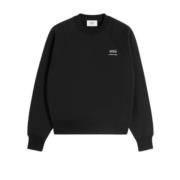 Hart Sweatshirt - Zwart Ami Paris , Black , Heren