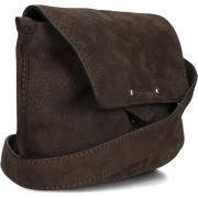 Elegante Bruin Leren Schoudertas Gianni Chiarini , Brown , Dames