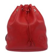 Pre-owned Leather gucci-bags Gucci Vintage , Red , Dames