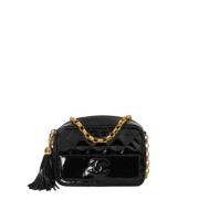 Pre-owned Leather chanel-bags Chanel Vintage , Black , Dames