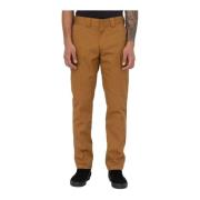 Slim Fit Chino/Stadbroek Dickies , Brown , Heren