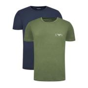 Multicolor Katoen Stretch T-Shirts Pak Emporio Armani , Multicolor , H...