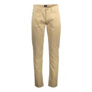 Beige Katoenen Jeansbroek Gant , Beige , Heren