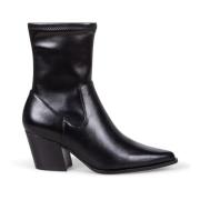 Zwarte Enkellaarzen Steve Madden , Black , Dames