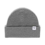 Grijze Katoenen Watch Cap Beanie Herschel , Gray , Heren