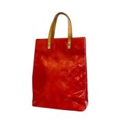 Pre-owned Leather louis-vuitton-bags Louis Vuitton Vintage , Red , Dam...