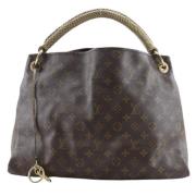 Pre-owned Canvas louis-vuitton-bags Louis Vuitton Vintage , Brown , Da...