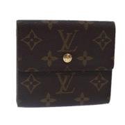 Pre-owned Canvas wallets Louis Vuitton Vintage , Brown , Dames