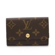 Pre-owned Canvas key-holders Louis Vuitton Vintage , Brown , Dames