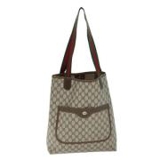 Pre-owned Leather gucci-bags Gucci Vintage , Beige , Dames