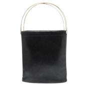 Pre-owned Leather handbags Cartier Vintage , Black , Dames