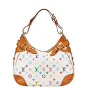 Pre-owned Leather shoulder-bags Louis Vuitton Vintage , White , Dames