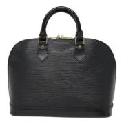 Pre-owned Leather louis-vuitton-bags Louis Vuitton Vintage , Black , D...