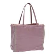 Pre-owned Leather handbags Prada Vintage , Purple , Dames