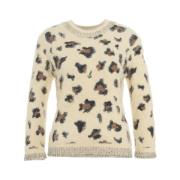 Elegant Beige Sweater Blugirl , Beige , Dames