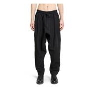 Zwarte Gestreepte Elastische Track Broek Jan-Jan VAN Essche , Black , ...