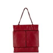 Pre-owned Leather prada-bags Prada Vintage , Red , Dames