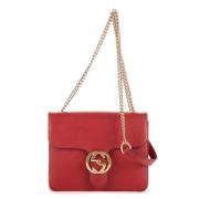 Pre-owned Leather gucci-bags Gucci Vintage , Red , Dames