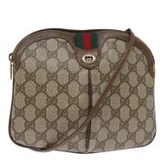 Pre-owned Leather gucci-bags Gucci Vintage , Beige , Dames