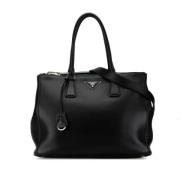 Pre-owned Leather prada-bags Prada Vintage , Black , Dames