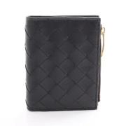 Pre-owned Leather wallets Bottega Veneta Vintage , Black , Dames