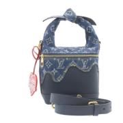 Pre-owned Canvas louis-vuitton-bags Louis Vuitton Vintage , Blue , Dam...