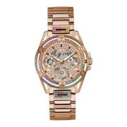 Dames multifunctioneel horloge Queen roségoud, veelkleurig 40 mm Gw046...