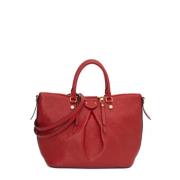 Pre-owned Leather louis-vuitton-bags Louis Vuitton Vintage , Red , Dam...